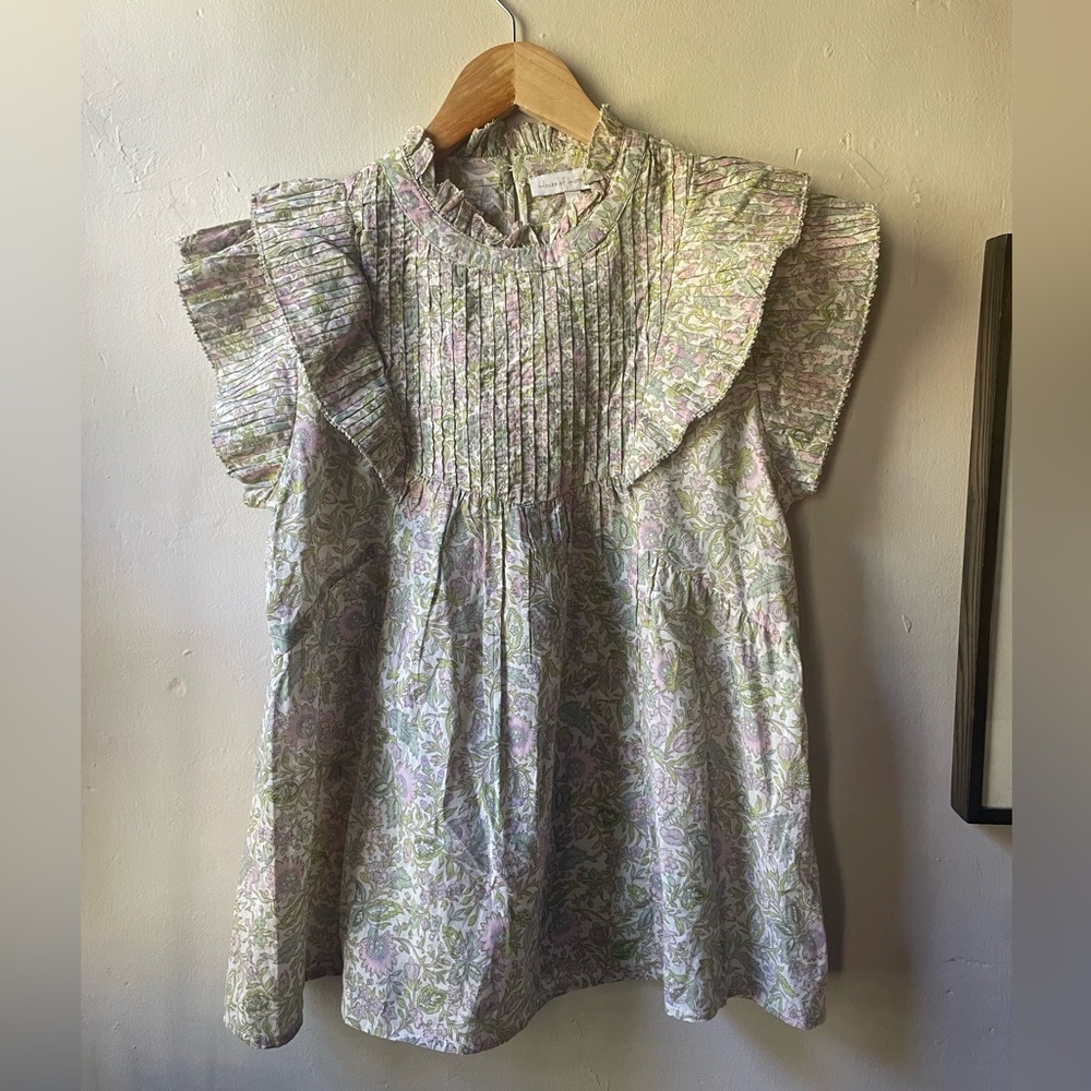 House of Harlow 1960 Floral Ruffle Blouse